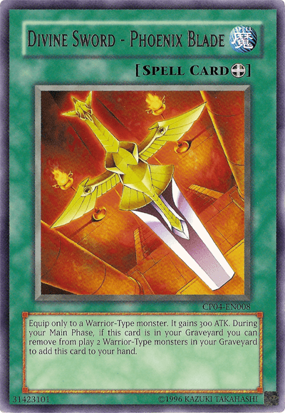 Divine Sword - Phoenix Blade [CP04-EN008] Rare (ONLINE ORDER ONLY)