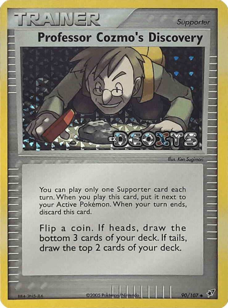 Professor Cozmo's Discovery (90/107) (Stamped) [EX: Deoxys] (Online Only)