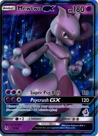 Mewtwo GX (31/68) (Mewtwo Deck) [Battle Academy 2020] (Online Only)