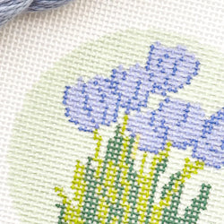 Cotswold Co Designs - Floral Needlepoint Canvas, Needlepoint Ornament Canvas (ONLINE ORDER ONLY)