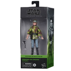 Star Wars: The Black Series - Leia Organa (Endor Battle Poncho) (Return of the Jedi) 6-Inch Action Figure (ONLINE ORDER ONLY)