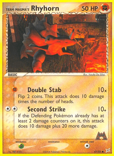 Team Magma's Rhyhorn (67/95) [EX: Team Magma vs Team Aqua] (Online Only)