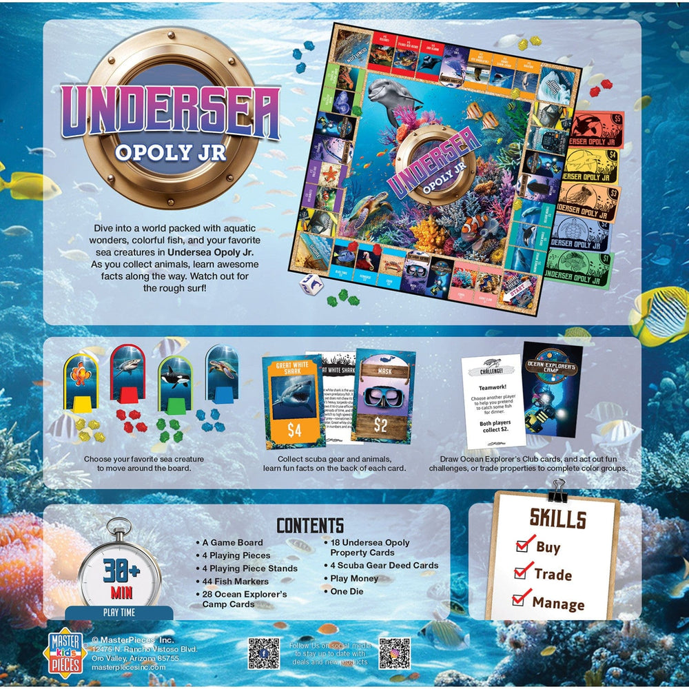 Undersea Opoly Junior (ONLINE ORDER ONLY)