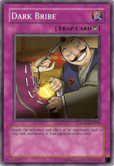 Dark Bribe (GX Tag Force 2) [GX04-EN002] Super Rare (ONLINE ORDER ONLY)
