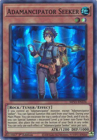 Adamancipator Seeker [MP21-EN224] Super Rare (ONLINE ORDER ONLY)
