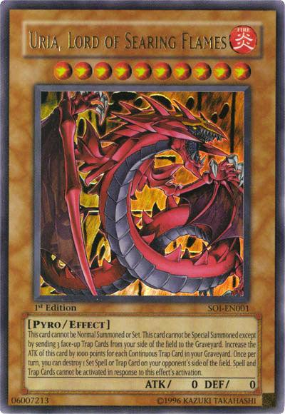 Uria, Lord of Searing Flames [SOI-EN001] Ultra Rare (ONLINE ORDER ONLY)