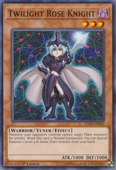 Twilight Rose Knight [LED4-EN029] Common (ONLINE ORDER ONLY)