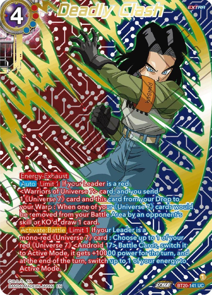 Deadly Clash (Gold-Stamped) (BT20-141) [Power Absorbed] (ONLINE ORDER ONLY)