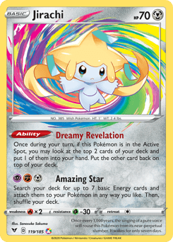 Jirachi (119/185) [Sword & Shield: Vivid Voltage] (Online Only)