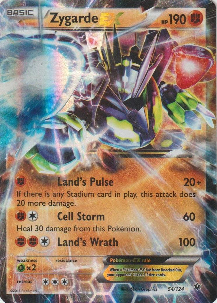 Zygarde EX (054/124) (Jumbo Card) [XY: Fates Collide] (ONLINE ORDER ONLY)