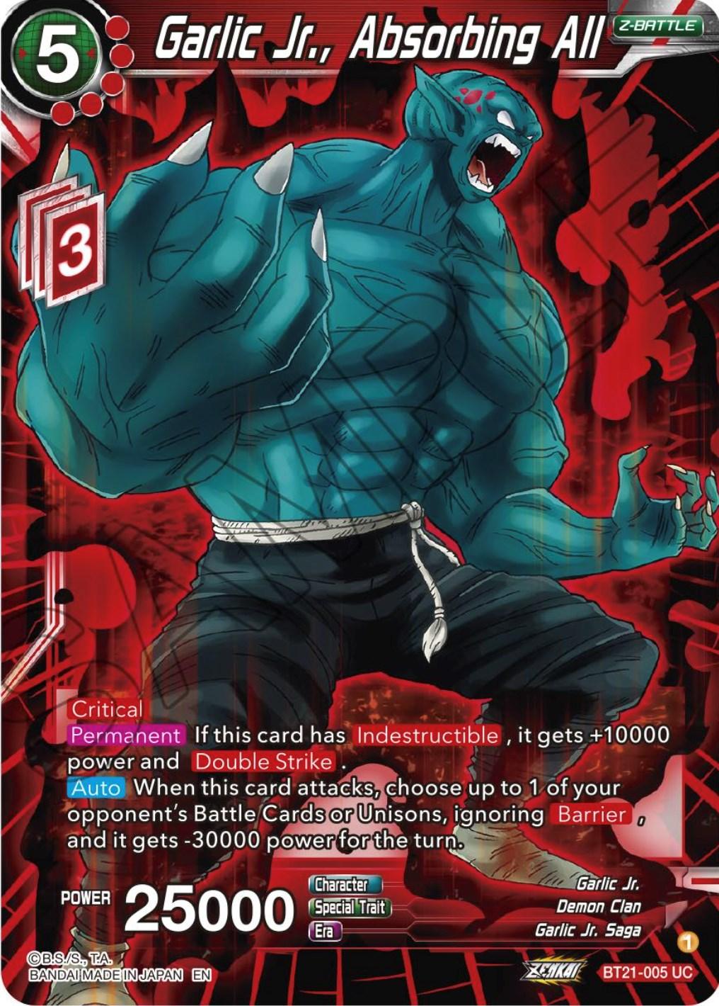 Garlic Jr., Absorbing All (BT21-005) [Wild Resurgence] (ONLINE ORDER ONLY)