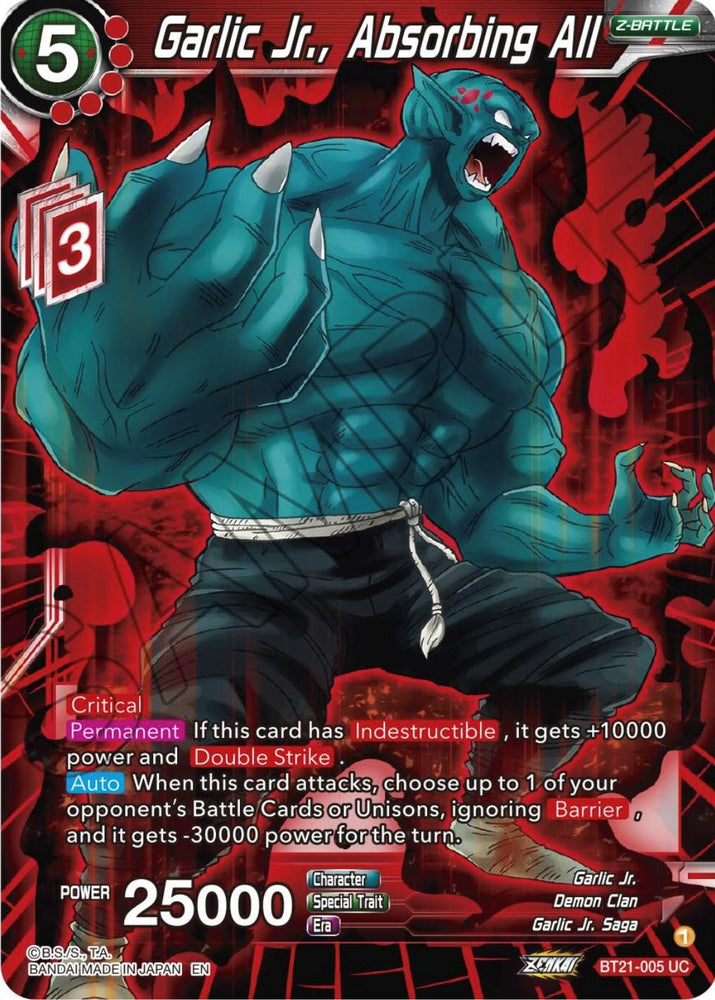 Garlic Jr., Absorbing All (BT21-005) [Wild Resurgence] (ONLINE ORDER ONLY)