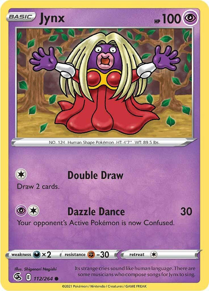 Jynx (112/264) [Sword & Shield: Fusion Strike] (Online Only)