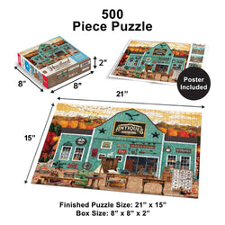 Heartland - Antiques on Main Street 500 Piece Jigsaw Puzzle