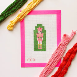 Cotswold Co Designs - Hand Painted Nutcracker 4” Needlepoint Canvas 13 Mesh (ONLINE ORDER ONLY)