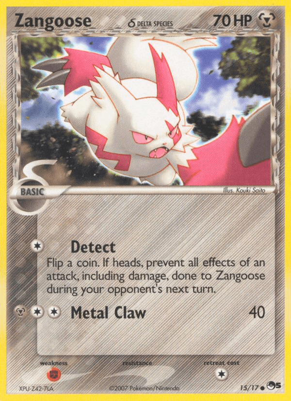 Zangoose (15/17) (Delta Species) [POP Series 5] (Online Only)