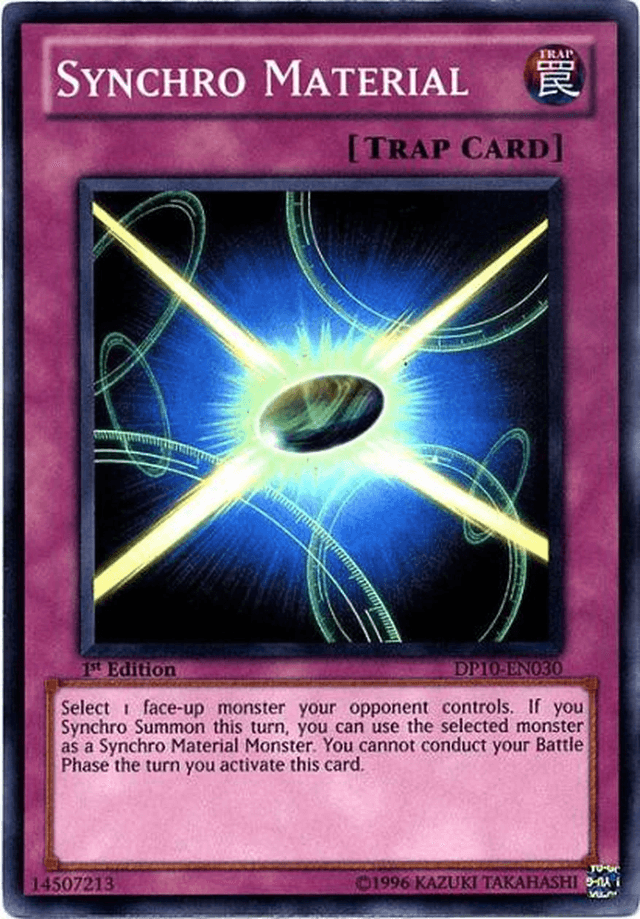 Synchro Material [DP10-EN030] Super Rare (ONLINE ORDER ONLY)