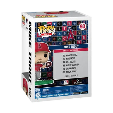 MLB Angels Mike Trout Funko Pop! Vinyl Figure #93 (ONLINE ORDER ONLY)