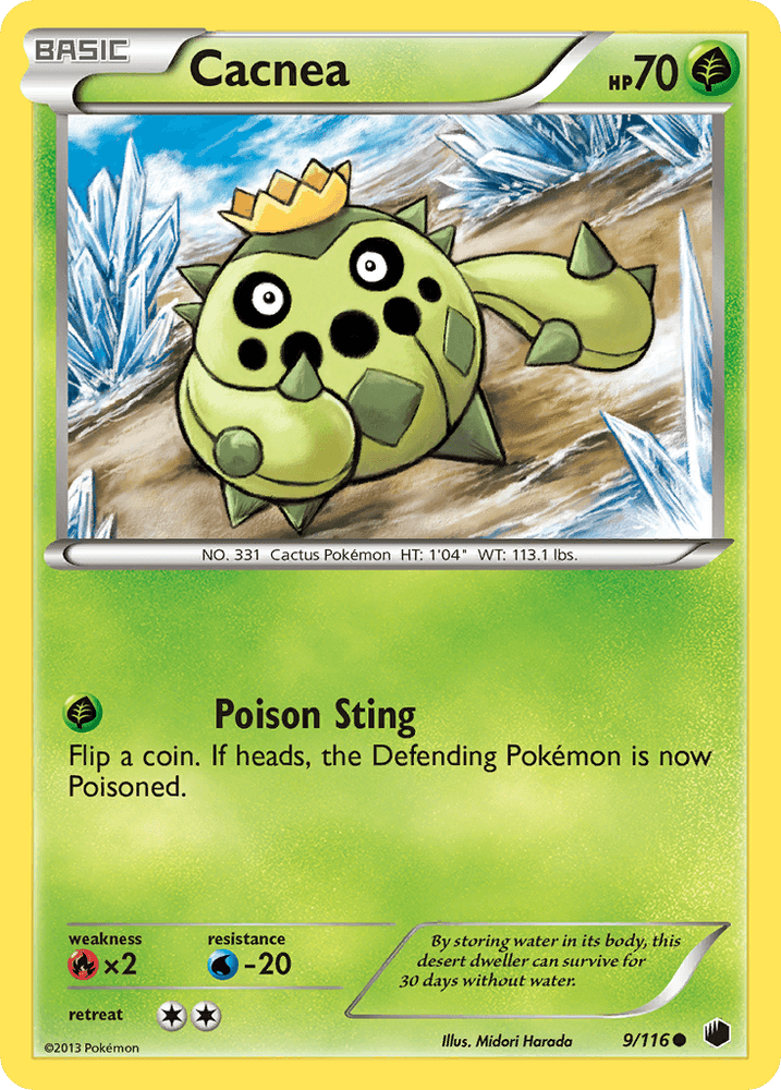 Cacnea (9/116) [Black & White: Plasma Freeze] (Online Only)