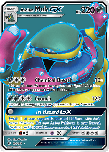 Alolan Muk GX (138/147) [Sun & Moon: Burning Shadows] (Online Only)