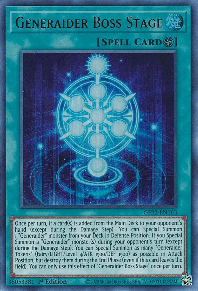 Generaider Boss Stage [GFP2-EN163] Ultra Rare (ONLINE ORDER ONLY)