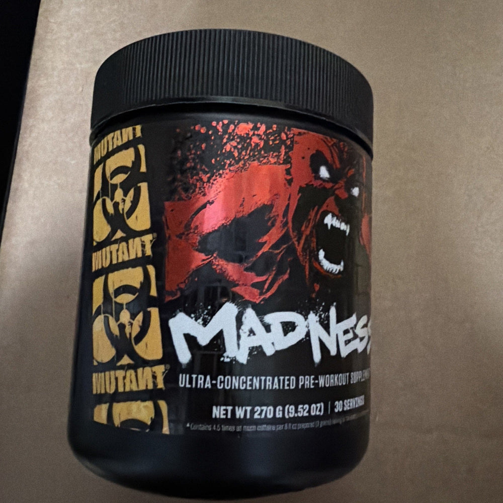 Madness Pre-Workout - Blue Raspberry (30 Servings) (ONLINE ORDER ONLY)