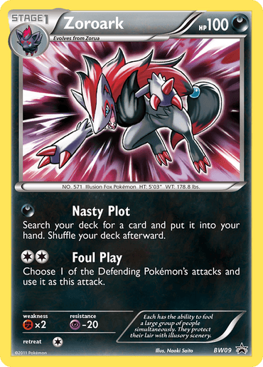 Zoroark (BW09) [Black & White: Black Star Promos] (Online Only)