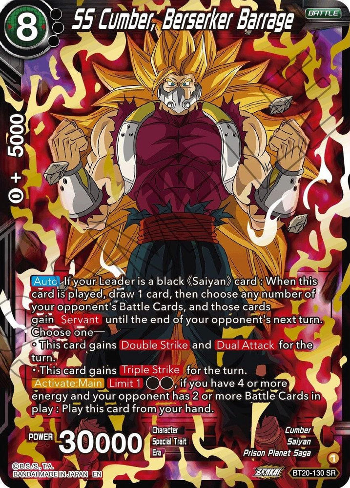 SS Cumber, Berserker Barrage (BT20-130) [Power Absorbed] (ONLINE ORDER ONLY)