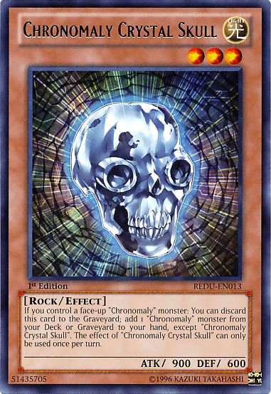 Chronomaly Crystal Skull [REDU-EN013] Rare (ONLINE ORDER ONLY)