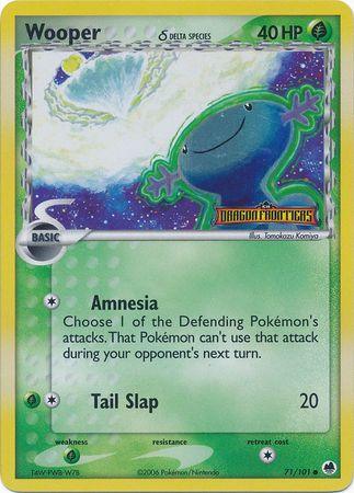 Wooper (71/101) (Delta Species) (Stamped) [EX: Dragon Frontiers] (Online Only)