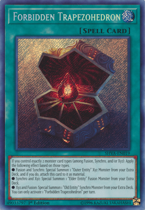 Forbidden Trapezohedron [SHVA-EN019] Secret Rare (ONLINE ORDER ONLY)