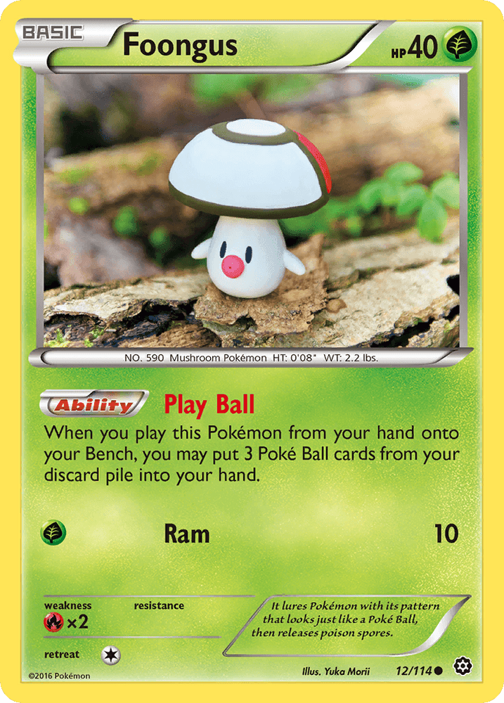 Foongus (12/114) [XY: Steam Siege] (Online Only)