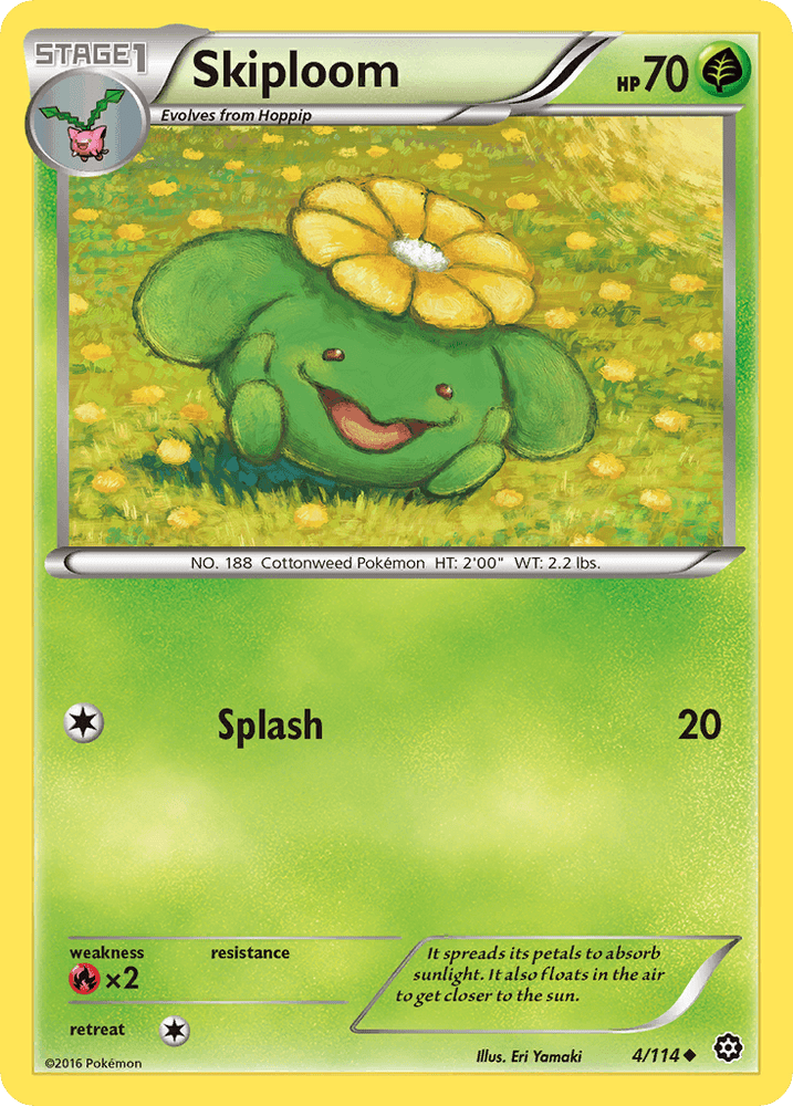 Skiploom (4/114) [XY: Steam Siege] (Online Only)