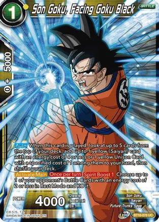 Son Goku, Facing Goku Black (BT16-076) [Realm of the Gods] (ONLINE ORDER ONLY)
