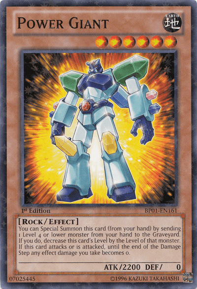 Power Giant [BP01-EN161] Starfoil Rare (ONLINE ORDER ONLY)