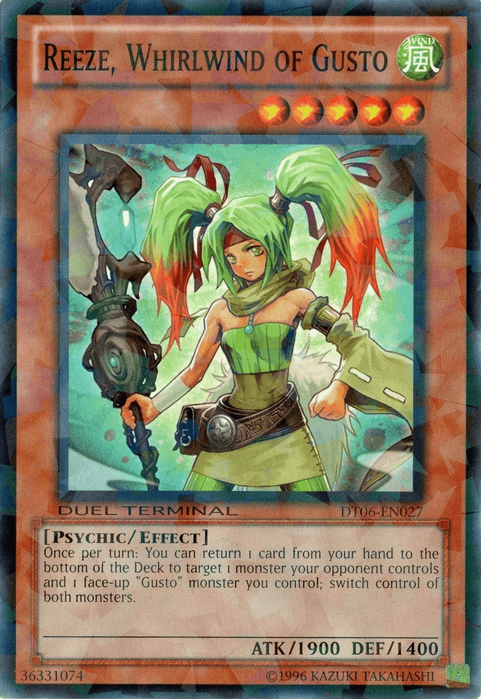 Reeze, Whirlwind of Gusto [DT06-EN027] Common (ONLINE ORDER ONLY)