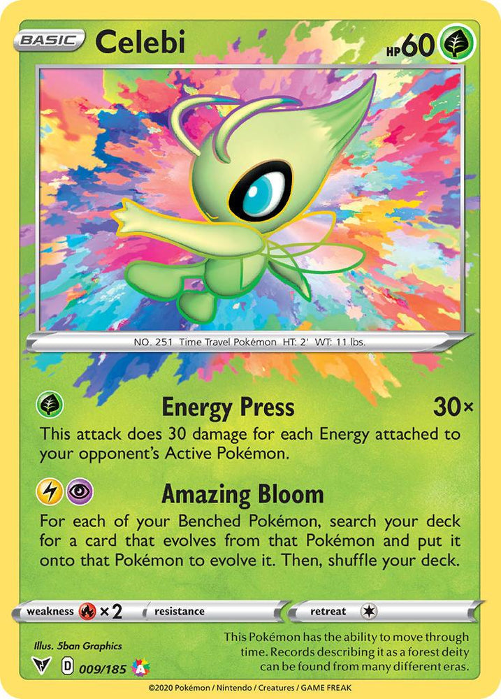 Celebi (009/185) [Sword & Shield: Vivid Voltage] (Online Only)