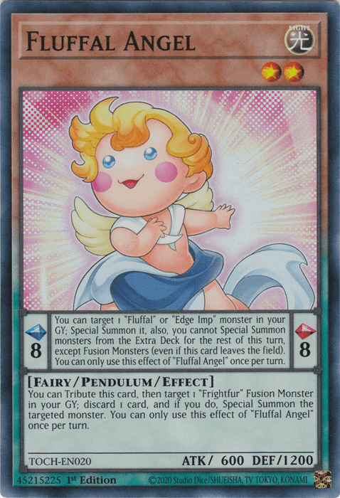 Fluffal Angel [TOCH-EN020] Super Rare (ONLINE ORDER ONLY)