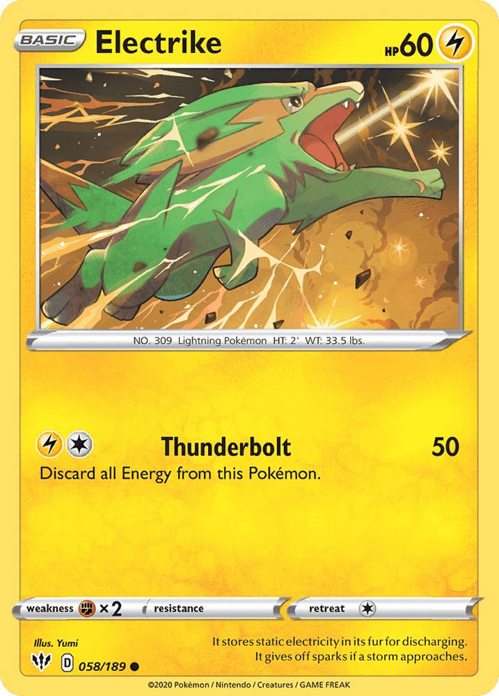 Electrike (058/189) [Sword & Shield: Darkness Ablaze] (Online Only)