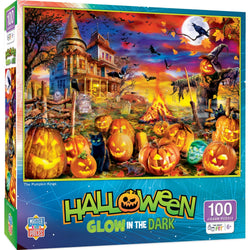 Halloween Glow in the Dark - The Pumpkin King 100 Piece Jigsaw Puzzle (ONLINE ORDER ONLY)