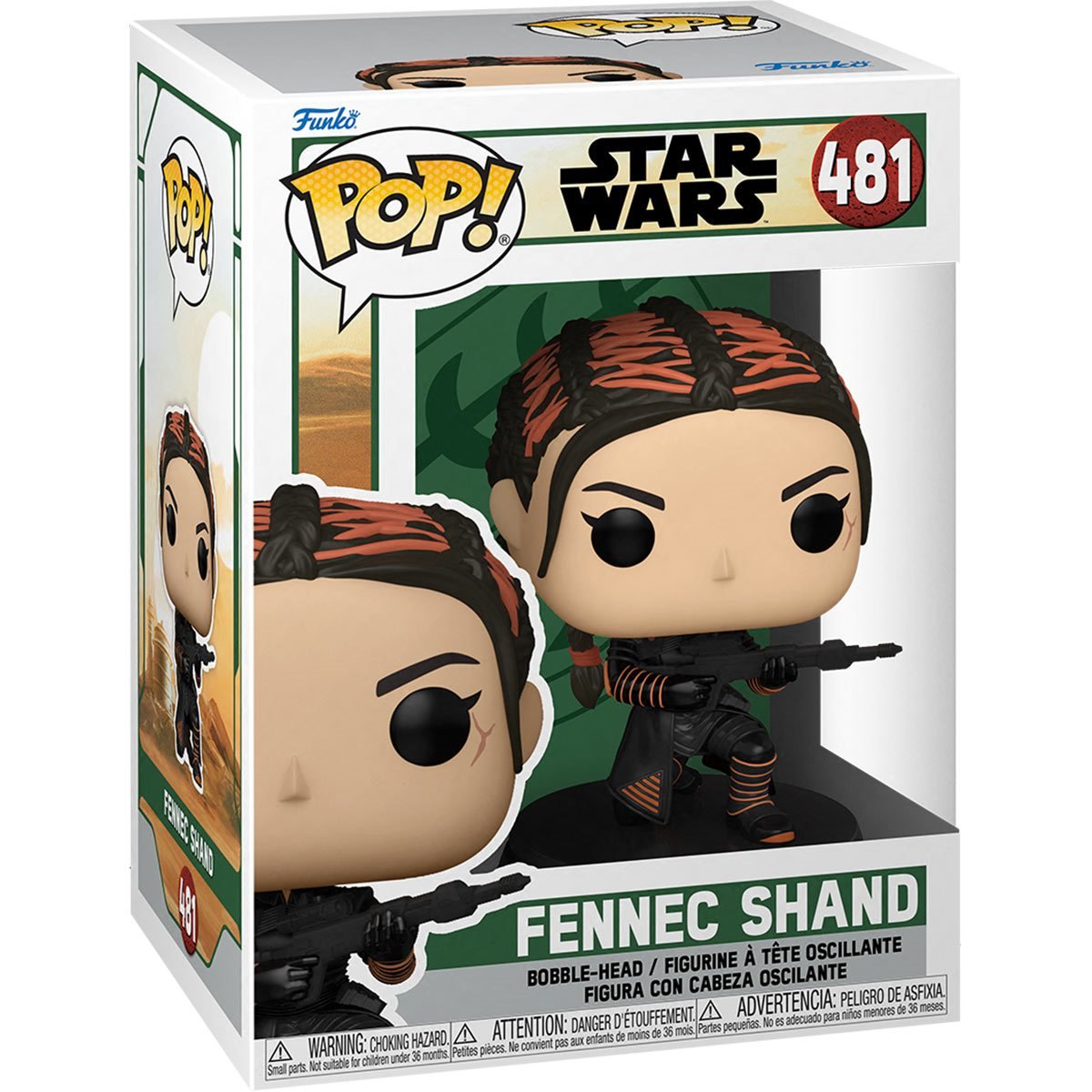 Pop! Star Wars: The Book Of Boba Fett - Fennec Shand #481 Vinyl Figure (Online Order Only)