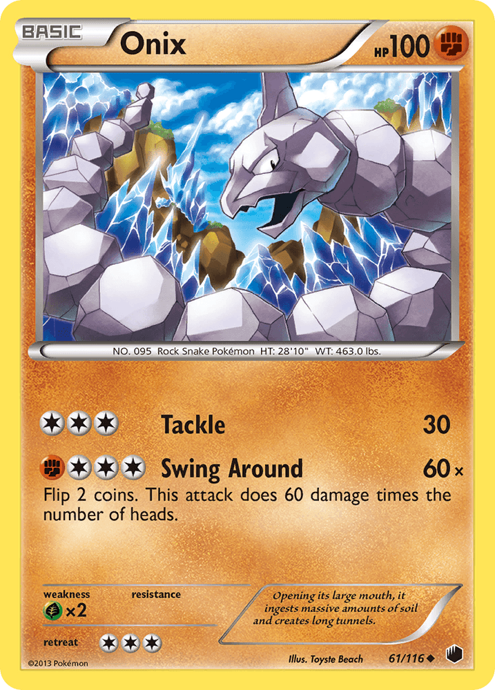 Onix (61/116) [Black & White: Plasma Freeze] (Online Only)