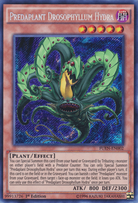 Predaplant Drosophyllum Hydra [FUEN-EN002] Secret Rare (ONLINE ORDER ONLY)