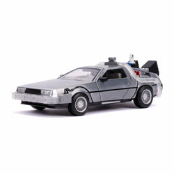 Back to the Future Part II die-cast 1:24 scale "Hollywood Rides" light-up DeLorean Time Machine (ONLINE ORDER ONLY)