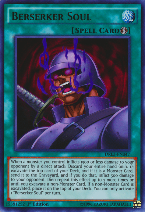 Berserker Soul [DRL3-EN047] Ultra Rare (ONLINE ORDER ONLY)