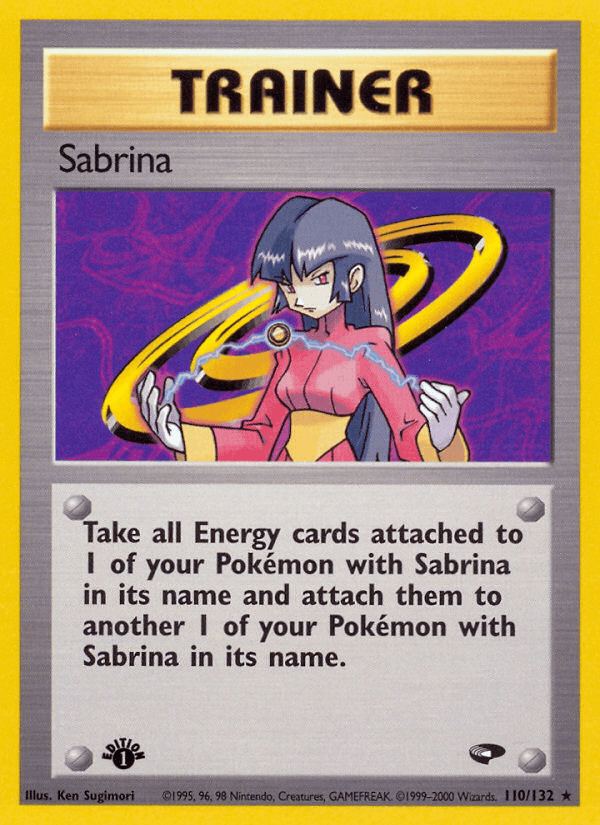 Sabrina (110/132) [Gym Challenge 1st Edition] (Online Only)