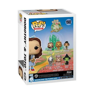 The Wizard of Oz 85th Anniversary Dorothy and Toto Funko Pop! Vinyl Figure #1502 and Buddy (ONLINE ORDER ONLY)