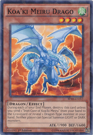 Koa'ki Meiru Drago [BP03-EN057] Shatterfoil Rare (ONLINE ORDER ONLY)