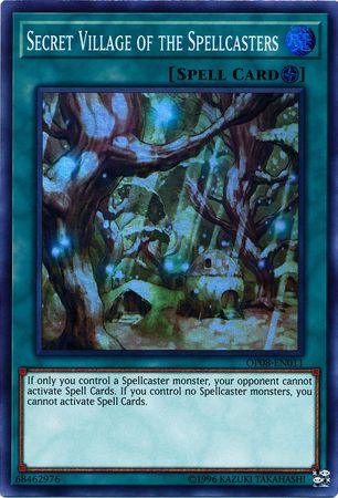 Secret Village of the Spellcasters [OP08-EN011] Super Rare (ONLINE ORDER ONLY)