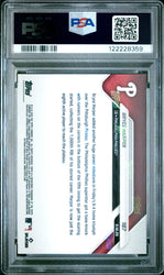 Graded 2025 Topps Now Bryce Harper #187 Orange Foil /25 Baseball Card PSA 9 Mint (ONLINE ORDER ONLY)